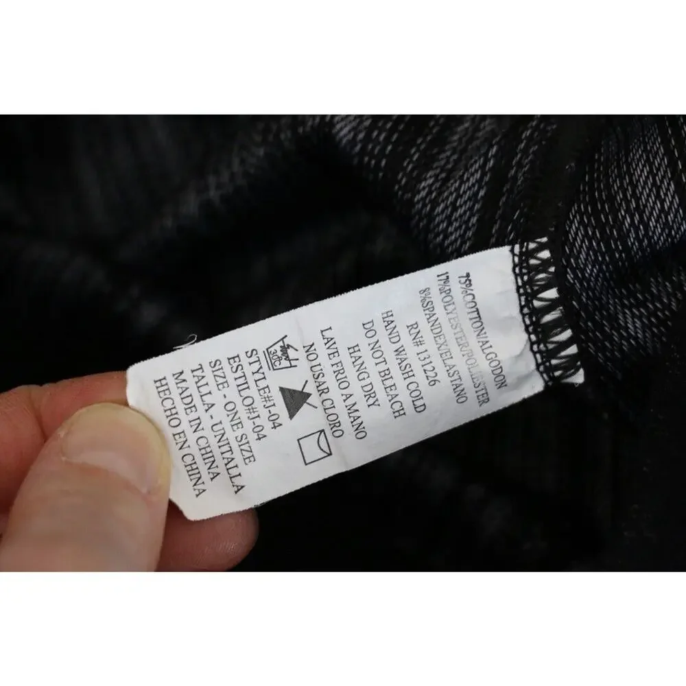 Womens One Size Pull On Leggings Set Bundle Blue Black - Picture 9 of 15